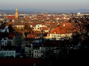 Aussicht vom Michaelsberg in Bamberg