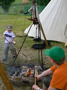 Stockbrot backen