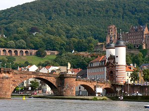 Das Brückentor in Heidelberg