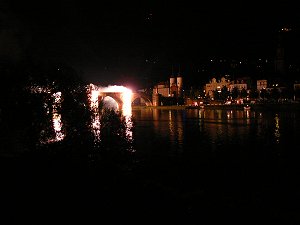 Heidelberg - Feuerwerk zur Schlossbeleuchtung