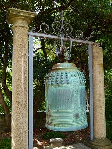 Japanische Glocke aus einem buddhistischen Tempel