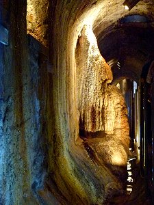 Mineralienablagerungen an den Heilquellen in Karlsbad