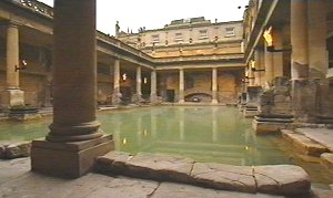 Römisches Bad in den englischen Lowlands