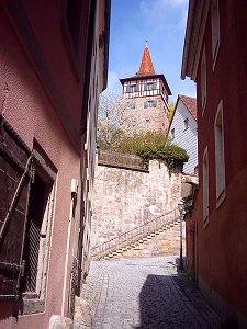 In der Altstadt von Kulmbach