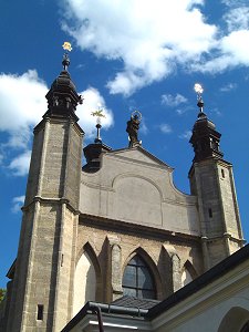 Die Allerheiligenkirche in Sedletz (Sedlec)