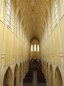 Hauptschiff der Klosterkirche in Sedlec