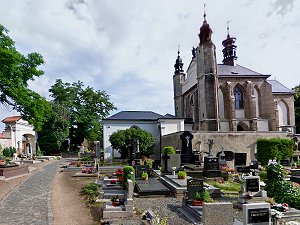 Die Friedhofskirche in Sedletz (Sedlec), Kutná Hora (Kuttenberg)