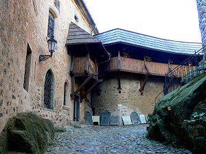 Elbogen - Loket: Burghof