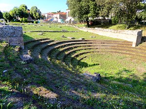 Griechisches Ekklesiasterion in Paestum