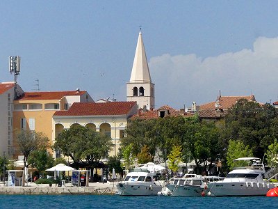 Bootshafen vor Porec, Kroatien