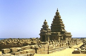 Shoretempel bei Mamallapuram (Mahabalipuram)