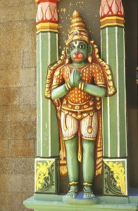 Tempelstadt Srirangam: Hanumann