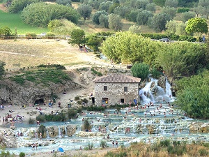 Das natürliche Thermalwasser von Saturnia