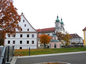 Abtschloss, Stiftsbasilika und Klosterbibliothek Waldsassen