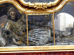 Skelett der Heiligen Ursa in Waldsassen